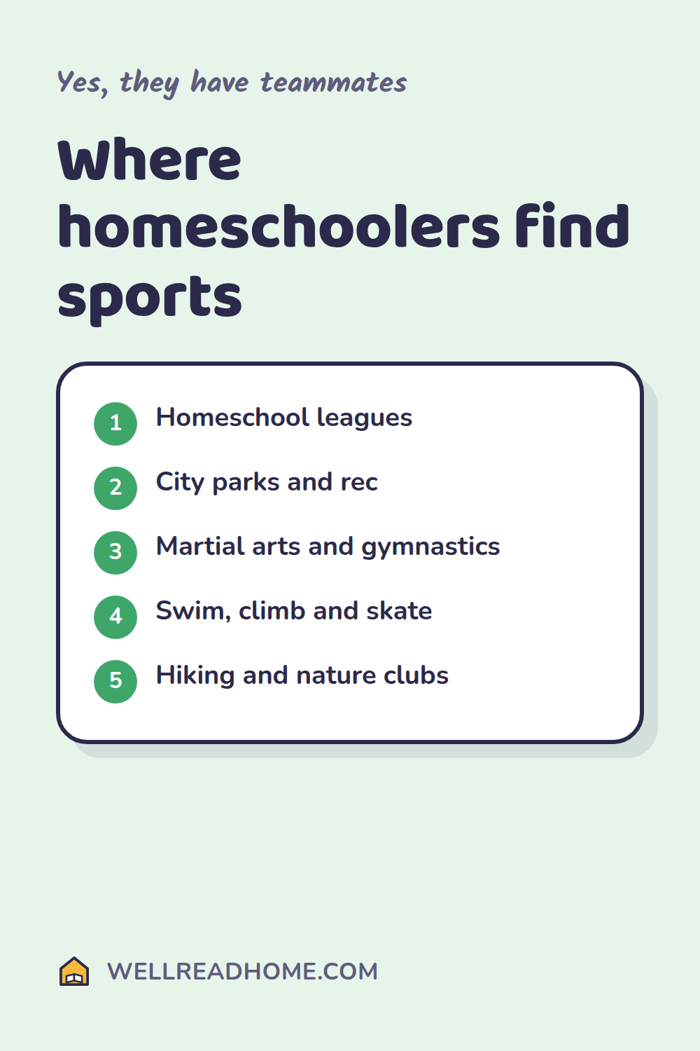 Where homeschooled kids actually find sports teams
